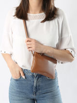 Crossbody Bag Tradition Cuir Etrier Brown tradition ETRA0141-vue-porte
