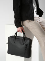 Porte Documents (main) Fl�che 1 Compartiment + Pc 15" Etrier Noir fleche EFLE8211-vue-porte