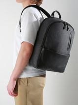 2-compartment Light Backpack Etrier Gray light ELIG8282-vue-porte