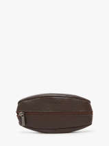 Porte-monnaie Madras Cuir Etrier Marron madras EMAD041
