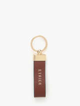 Keychain Tradition Leather Etrier Brown tradition ETRA403M