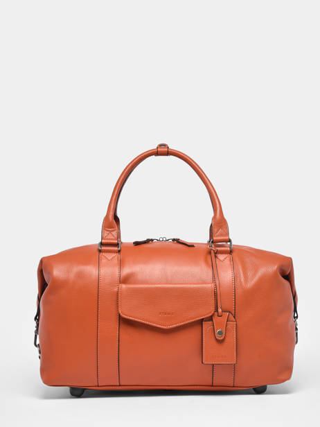 Sac De Voyage Cabine Flandres En Cuir Etrier Orange flandres EFLA991S vue secondaire 1