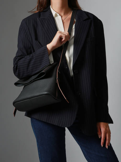 Sac Bandoulière Cavalier Cuir Etrier Noir cavalier ECLR135M vue secondaire 1