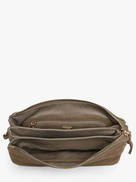 Sac Bandoulière Equestre Croco Cuir Etrier Gris equestre croco EECQ0143 vue secondaire 2